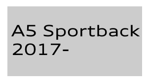A5 Sportback 2017-